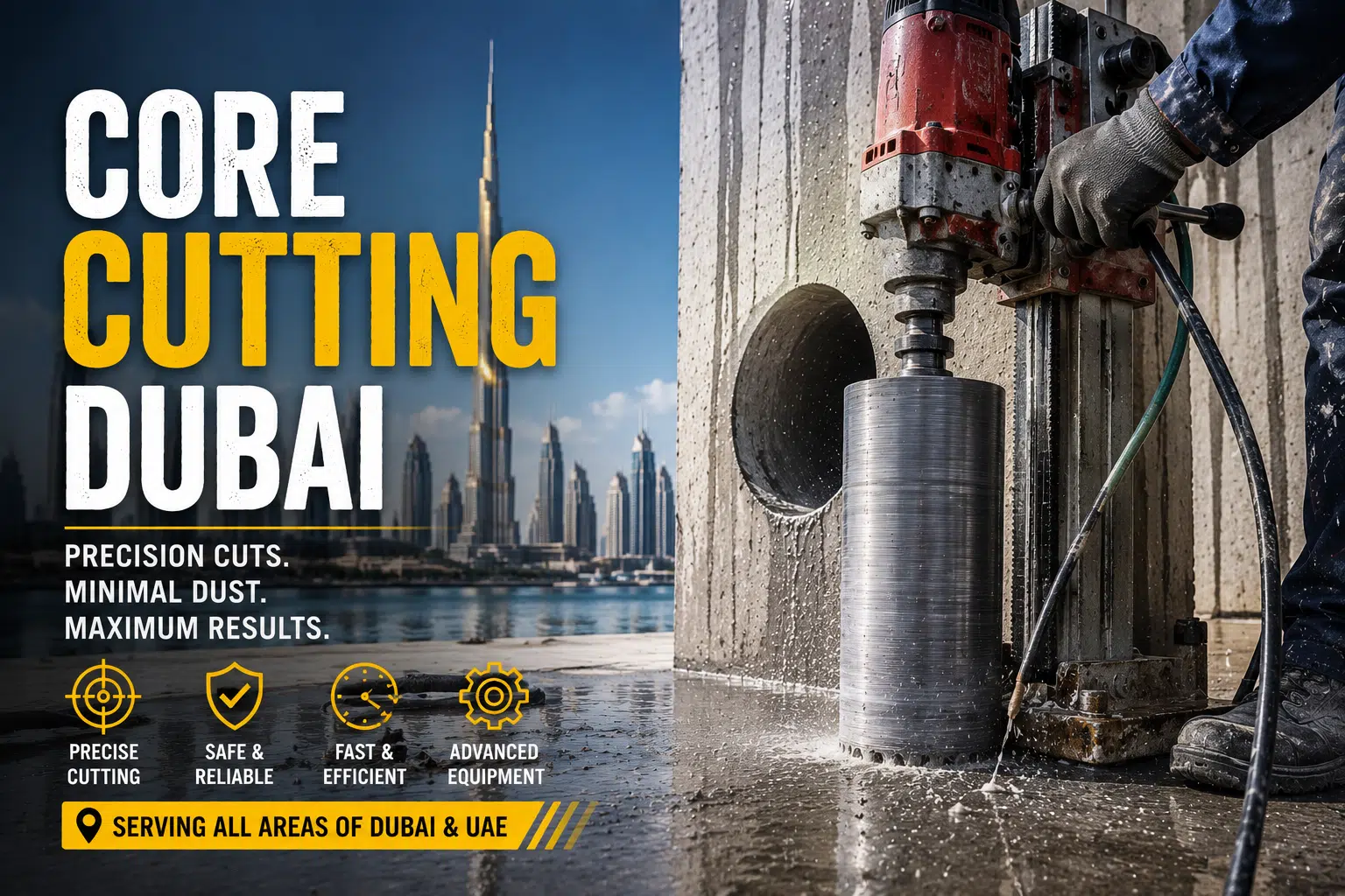 Core Cutting Contractors Dubai Contact