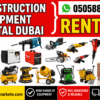 Equipment Rental Services In Dubai