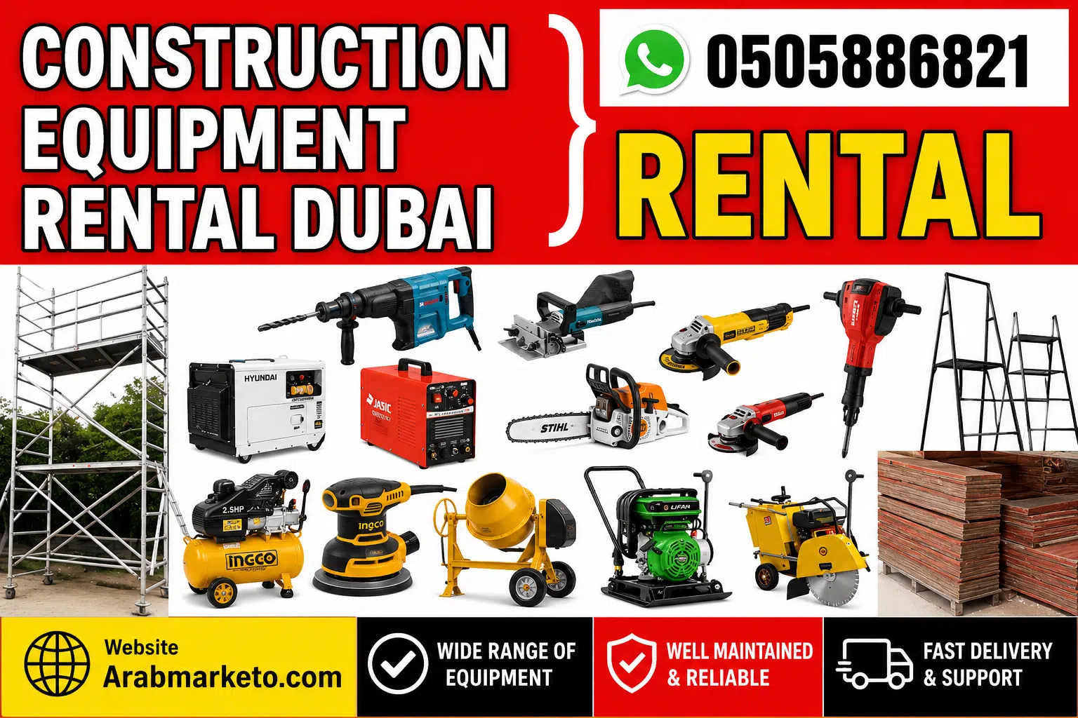 Wheel Loader Rental Dubai